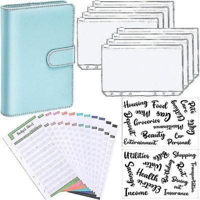 A6 Projektmappe Budget Planner Notebook Covers Mappe Blå