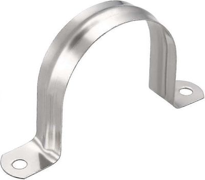 15 kpl 60mm putkikiinnike 304 ruostumaton teräs U-tyyppinen putkikiinnitys kiinnittin putki, putki ja kaapeliputkikiinnike (15, M60)