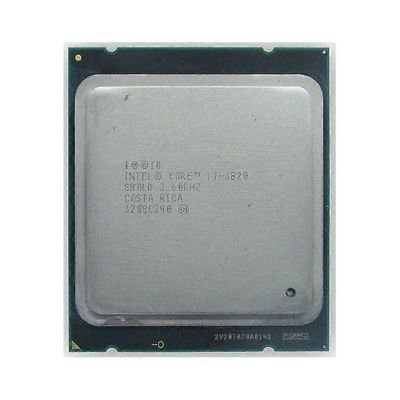 Core i7-3820 -suoritin - Socket LGA 2011 4 ydintä, 8 säiettä, 3,6 GHz, 10 Mt, L3-välimuisti, 130 W.