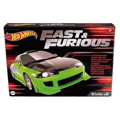 Hot Wheels 1/64 Nopea ja raivokas Nissan Skyline GTR BNR32 NISSAN SILVIA S15MITSUBISHI ECLIPSE Painevalettu auto Mallilahjat HNT21