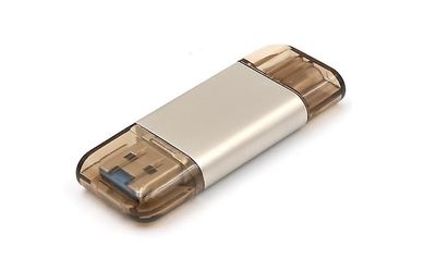 Usb Type C Nano-hukommelseskort, kortlæser med dobbelt anvendelse GULD