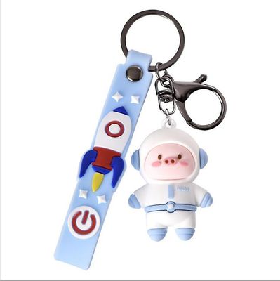 Handuo Håndtaske taske pung vedhæng Nøgleholder Animal Key Chain Lights blå