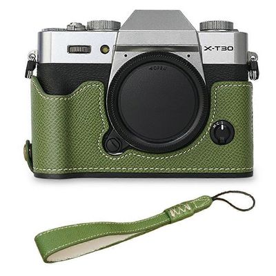 Tyyppi A Fujifilm XT10 / XT20 / XT30 / XT30 II PU nahkakamerakotelolle Rungon alaosan suojakotelo Monivärinen Style A