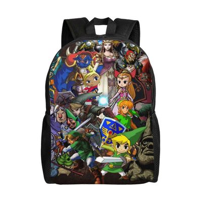 Reppu SW743 The Legend Of Zelda Lasten reput Koululaukku Kirjalaukku Rento Päiväreppu Reput Retkeilyyn743 16.1 X 11.8 X 4.5inches