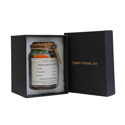 Hengellinen kohotus Koraanin jakeet Purkki, jossa on 90 nauhaa Emotionaalinen parannuspurkki Ihanteellinen lahja muslimeille, miehille, naisille, y...