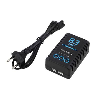 B3 20w 1.6a Pro Balance oplader til 2s 3s 7.4v 11.1v Lithium Lipo Batteri Mini Bærbar Rc Fly Batteri Oplader Rc Model Legetøj