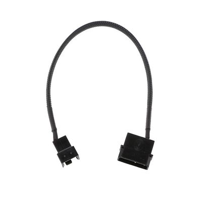 Pwm Vifte 4-pinners Molex Hanne Til 3-pinners / 4-pinners PC Vifte Strømadapter Kontaktkabel