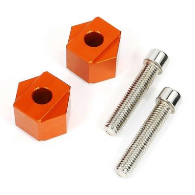 Sopii KTM 390 Adventure 390ADV -moottoripyörän ohjaustankoon kiinnitettävään nousuputkeen CNC-aihio alumiininen ohjaustangon nousuputket oranssi