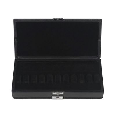 Kaksikerroksinen fagotti Reed Organizer Case Kannettava nahkainen säilytyslaatikko Reed Holder Suojakotelo Täydellinen 20 ruokolle Monivärinen