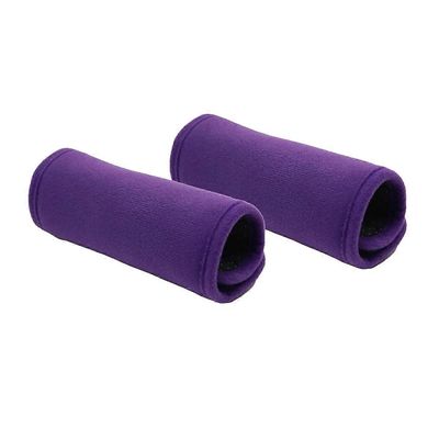 2Pack Walker Handle Tyynyt Walker Grip Covers Tyynyt Walker pehmustetut kädensijan päälliset rullaamiseen Violetti