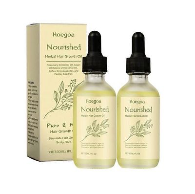 1/2/3 kpl vegaaninen luonnollinen hiusten kasvuöljy, vegaaninen hiusten kasvuöljy, vegaaninen hiusöljy rosmariiniöljy kuiville vaurioituneille hiuk...