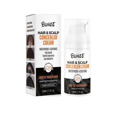 Hairfillup hiuksia peittävä kynä, vedenpitävä peitevoide miehille, Root Coverage Fuller Cream, Hair & Scalp Concealer Cream, Hienkestävä Hairline S...