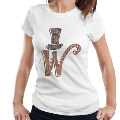 Willy Wonka and the Chocolate Factory Willy Wonka og The Chocolate Factory Top Hat W Women's T-skjorte Hvit Small