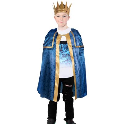 A2Z 4 Kids Børn Drenge Julekrybbe Tre Konger Wise Man Costume Skole Spiller Fancy Dress Blå 6-8 Years