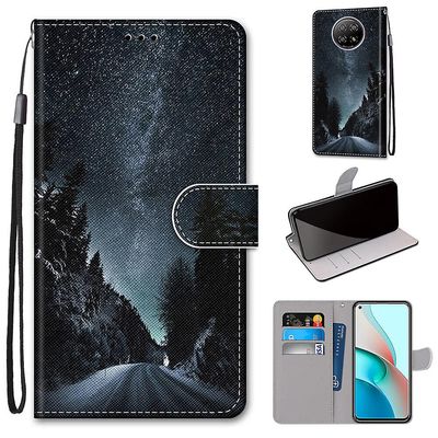 Foxdock Kompatibel med Xiaomi Redmi Note 9t Night Mobile Case