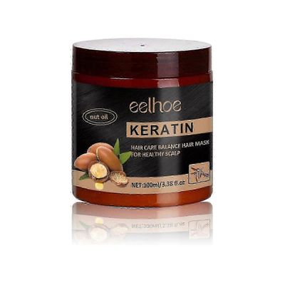 Keratiinihiustenhoito tasapaino hiusten naamio, korjaa pörröiset kuivat hiukset sileä kosteuttava ja ravitseva hiusnaamio