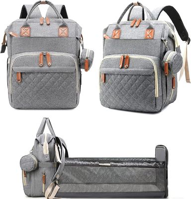 Morakot Bleie Bag ryggsekk med stellestasjon, multifunksjons Travel Baby Bag, nyfødte ting Unisex gaver til pappa mamma vanntett stor kapasitet med...