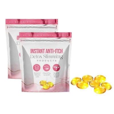 South Moon Instant Anti-Itch Detox -laihdutustuotteet, kiinteyttävä iho, vartalonmuokkaus, kauneuskapseli 2bags