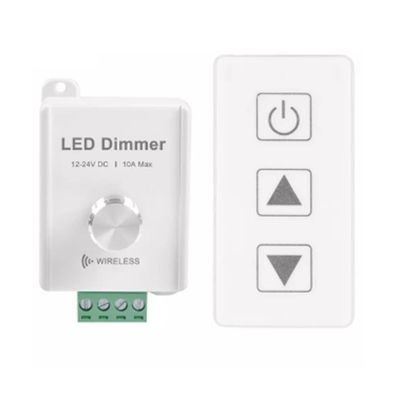 Dc12V-24V 10a trådløs dimmer med berøringsfjernkontroll for ensfarget (R1) Som vist