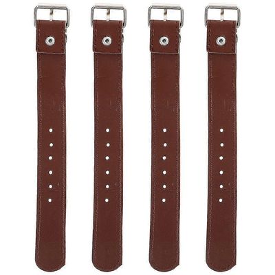 2 paria pyörän korin hihnoja pyörän etukorin vyö säädettävä pyörän korin hihna pyörätarvikkeet Ruskea 22.5x3cm