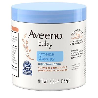 Aveeno baby eksem terapi nattlig balsam med naturlig havregryn, 5,5 oz