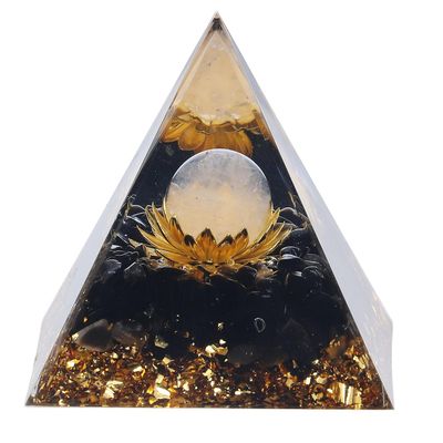 Orgone Healing Pyramid Orgone pyramide til energibalancering og helbredelse - positiv kraft til meditation, soveværelse og kontorbrug