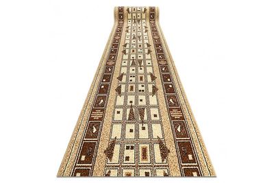 Dywany Łuszczów Runner BCF JETTA beige 100 cm 100x740 cm
