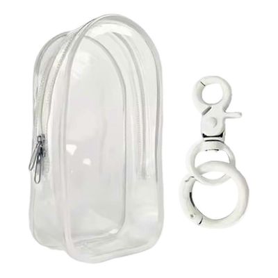 PVC Labubu-nuken suojalaukku vedenpitävä läpinäkyvä Labubu-nuken suojakotelo Yhteensopivat sarjakuvahahmot Valkoinen