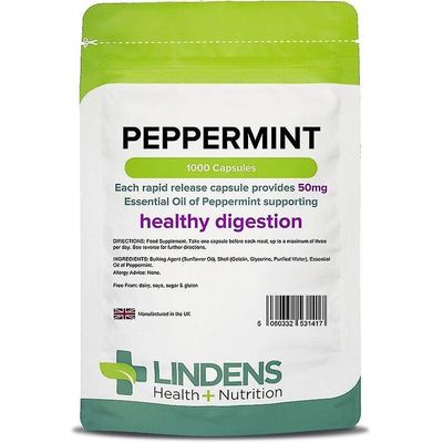 Lindens Piparminttu Öljy 50mg Kapselit 1000 (1417)