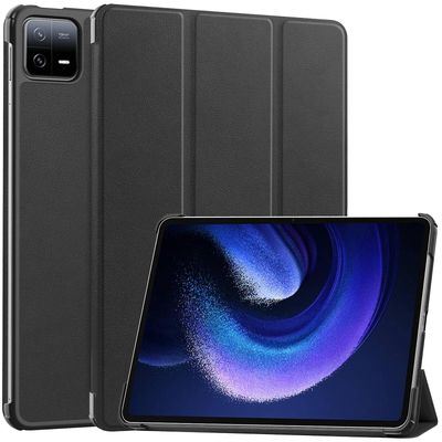 Nahkainen älykäs tablettikotelo Xiaomi Pad 6/6 Prolle Musta