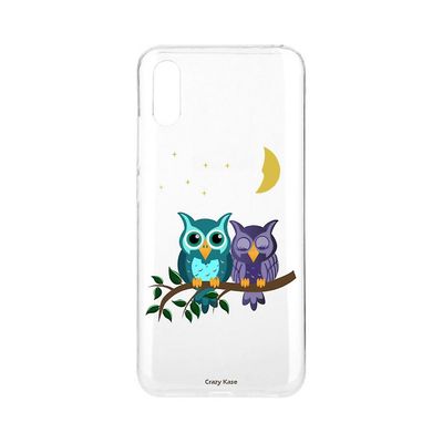 Crazy Kase Hull For Xiaomi Redmi 9a Bløde ugler i måneskin