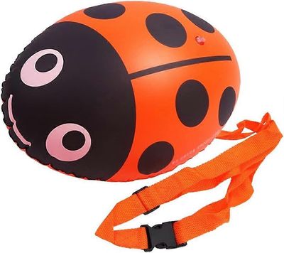 Erittäin näkyvä uimapoiju, turvauinti Turvallinen hinauskelluke avovesiuimareille Triathlonistit Snorklaus Turvallinen uintikoulutus Oranssi