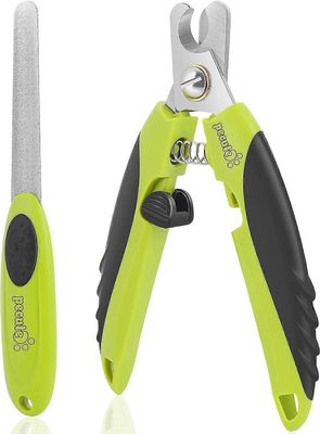 Forever Pecute 2 in 1 koiran kissan kynsileikkuri, koiran kynsileikkuri kynsiviilalla, ammattimainen ja turvallinen koiran kynsisakset, suurille ke...