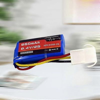 6.4V 2S 650mAh Li-akku/ EL4.5-3P naaras P-TO-R RC-kuorma-autoon, autoon ja pikaveneeseen