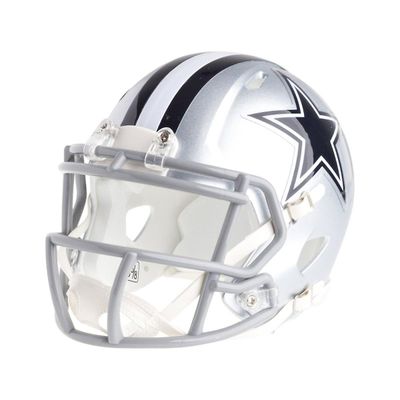 Riddell Jalkapallokypärä - NFL nopeus Dallas Cowboys Hopea