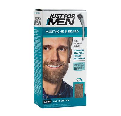 Just For Men Viikset & Partaharja värigeeli (vaaleanruskea)