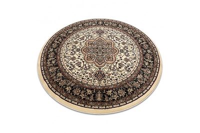 RugsX Tæppe ROYAL ADR cirkel design 521 karamel brun circle 150 cm