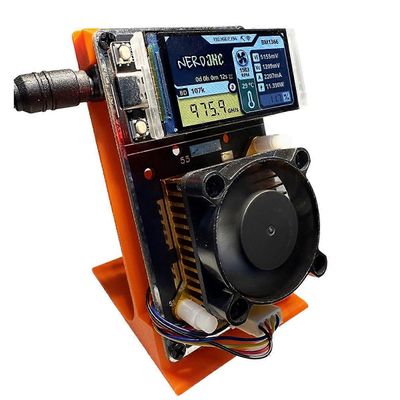 Päivitetty NerdAxe NerdMiner Miner 500Gh/S Solo Lottery BTC Miner BM1366 ASIC Chip Bitaxe Lottery Min Oranssi