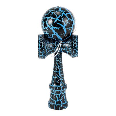 Puinen lelu ulkoilulajeille Kendama-lelupallo lapsille ja aikuisille ulkoilupalloilu halkeama pyökki Mustasininen