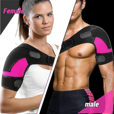 Olkapääside naisille - Neopreeni - Kaksinkertainen säädettävä olkanivelen tuki - Vammojen ehkäisy ja urheiluvammojen toipuminen - Niveltulehduksen ...