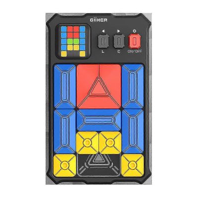 Giiker Super Slide Puzzle Game, yli 500 päivitettyä haastetta Aivojen teaser-palapelit, oppiva matkamatkan varsilelut, syntymäpäivälahjat kaikille A