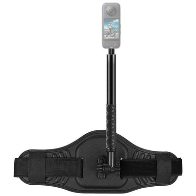 PULUZ vyötärökiinnityshihna selfie-kepin monopodilla GoProlle, Insta360:lle, DJI:lle ja muille toimintakameroille