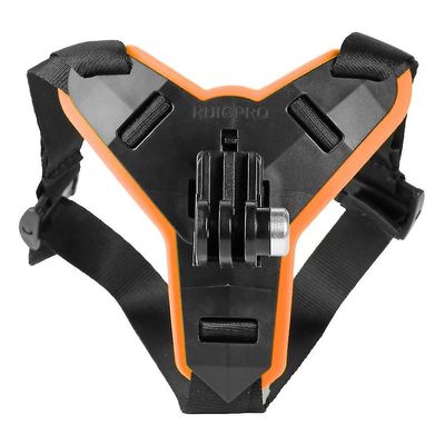Mikasa Motorcykel hjelm front hage beslag indehaveren stativ Mount for Gopro Hero gul