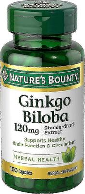Natures Bounty Natur's bounty ginkgo biloba, 120 mg, kapslar, 100 ea