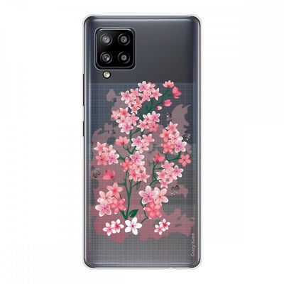 Crazy Kase Hull Til Samsung Galaxy A42 5g Silikone Soft 1 Mm, Cherry Blossoms