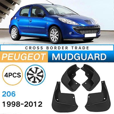 Sopii Peugeot 206 1998-2012 ulkomaankaupan lokasuoja auton renkaan roiskeläppä iho 98-12 Peugeot 206 30 * 9.5 * 20 cm