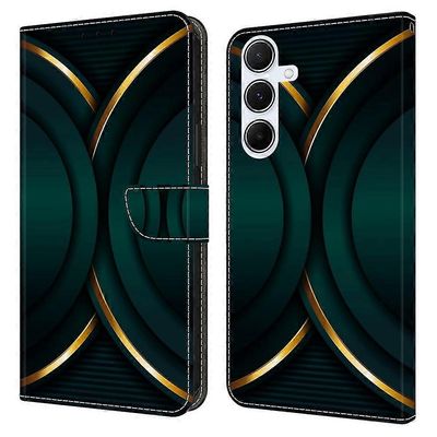 Samsung Galaxy A36 5G / A56 5G -kotelolle 3D-kuvioinen PU-nahkainen lompakon puhelimen kansi jalustalla Monivärinen Style H