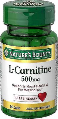 Natures Bounty Natur's bounty l-karnitin, 500 mg, kapris, 30 ea