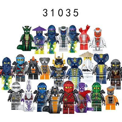 24 Ninjago minifigurer