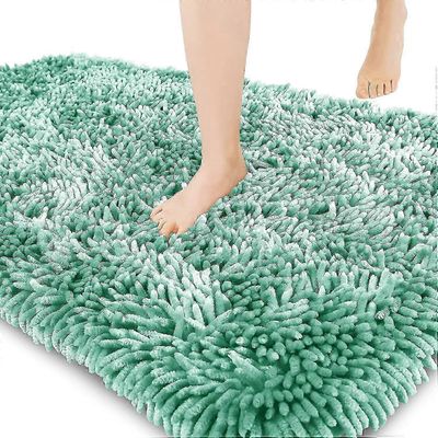 Erittäin paksu premium-kylpyhuonematto luistamaton pörröinen kylpymatto Ruskea 40x60cm